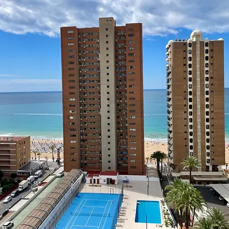 Appartement At Caballos, Sea View With Pool And Parking Benidorm