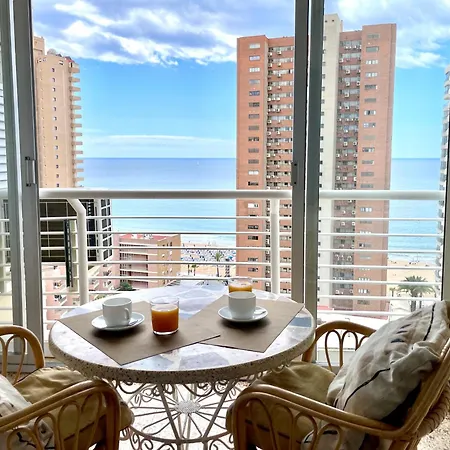 At Caballos, Sea View With Pool And Parking アパート ベニドルム